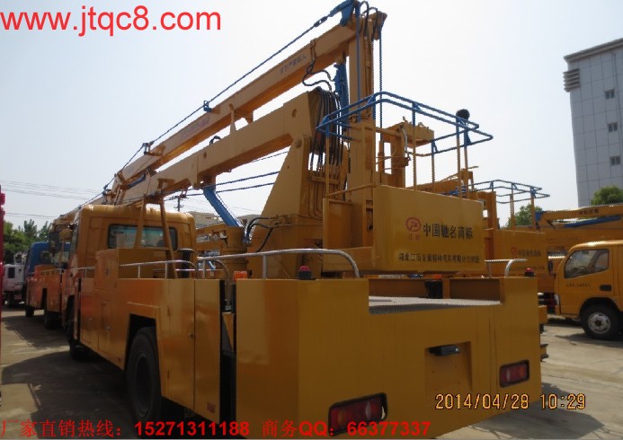 東風天錦22米登高車|最高平臺作業(yè)車|電力工程車_折臂式登高車_伸縮臂式登高車