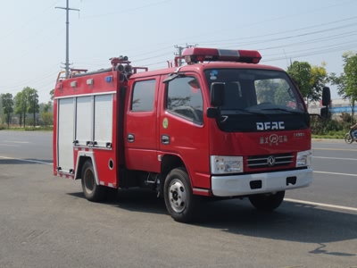 東風小型藍牌水罐消防車