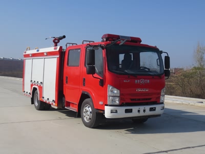 五十鈴4.5噸泡沫消防車(chē)|慶鈴水泡聯(lián)用消防車(chē)